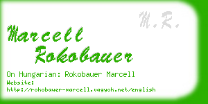 marcell rokobauer business card